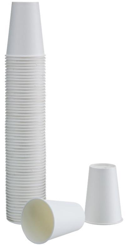 Kartonnen koffiebekers 250ml 1000 stuks drinkbekers, Witgoed en Apparatuur, Waterkoelers, Waterkoeler-accessoire, Nieuw, Verzenden