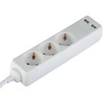 Stekkerdoos met USB - Verlengsnoer met USB - Viron Serino -, Doe-het-zelf en Verbouw, Elektra en Kabels, Ophalen of Verzenden