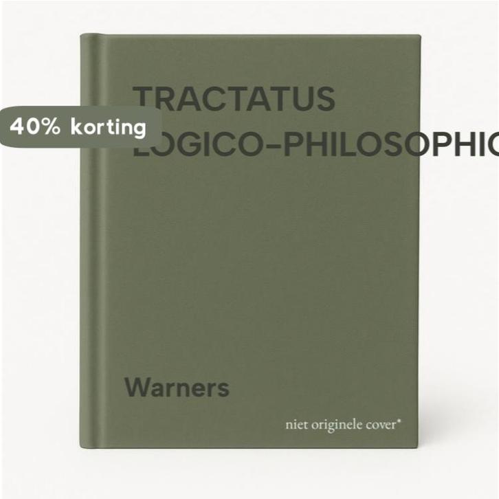TRACTATUS LOGICO-PHILOSOPHICUS 9789025350116 Warners, Boeken, Filosofie, Gelezen, Verzenden