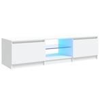 TV-meubel Wit met LED - 140cm - OP=OP! 55% Korting, Ophalen of Verzenden, Nieuw, Minder dan 50 cm, Minder dan 100 cm