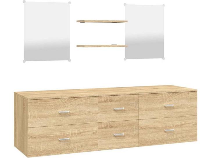 vidaXL - Badkamermeubelset - 5-delig - Wandgemonteerd -, Huis en Inrichting, Overige Huis en Inrichting, Zo goed als nieuw, Verzenden