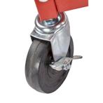 Kunststof zwenkwiel Ø 100 x 23 mm. met rem., Ophalen of Verzenden, Nieuw