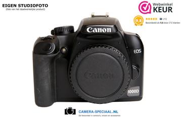 Canon EOS 1000D digitale camera (7.640 clicks) met garantie beschikbaar voor biedingen