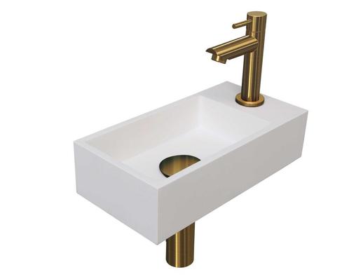 Fonteinset INK Versus 36x18x9 cm Polystone Mat Wit Met, Doe-het-zelf en Verbouw, Sanitair, Overige typen, Nieuw, Ophalen of Verzenden