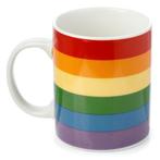 Beker Somewhere Regenboog Vlag Porselein - 300ml NIEUW, Ophalen of Verzenden, Nieuw