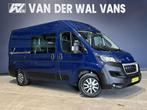 Peugeot Boxer 2.0 BlueHDI 131pk L2H2 Dubbele Cabine Euro6, Auto's, Bestelauto's, Blauw, Nieuw, Peugeot, Handgeschakeld