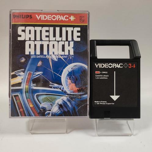 Satellite Attack 34 Boxed Philips Videopac+, Computers en Software, Vintage Computers, Ophalen of Verzenden
