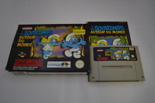 The Smurfs Travel the World / Les Schtroumpfs Autour du, Spelcomputers en Games, Games | Nintendo Super NES, Zo goed als nieuw