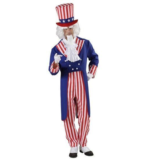 America Uncle Sam kostuum, Kleding | Heren, Carnavalskleding en Feestkleding, Nieuw, Ophalen of Verzenden