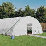 vidaXL Tuinkas met stalen frame 48 m² 8x6x2,85 m wit, Verzenden, Nieuw