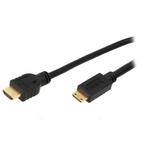 HDMI naar HDMI-mini Kabel 1,5M Zwart, Muziek en Instrumenten, Ophalen of Verzenden, Nieuw