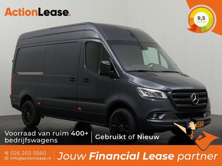 Mercedes Sprinter Bestelbus L2 H2 2023 Diesel Automaat, Auto's, Mercedes-Benz, Dealer onderhouden, Te koop, Zwart, Automaat, Financial lease