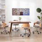 vidaXL Wandprintset bloemen in vaas 150x60 cm canvas, Verzenden, Nieuw
