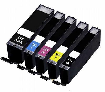 Huismerk Canon PGI-550 XL + CLI-551 XL met chip (set), Computers en Software, Printers, Verzenden
