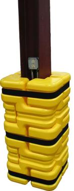 Column Sentry FIT kunststof kolombeschermer - Geel -, Verzenden