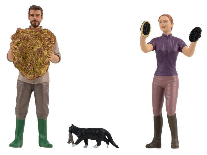 POLA 331519 Pferdepfleger und Katze (1:22,5, Figuren), Hobby en Vrije tijd, Modelbouw | Figuren en Diorama's, Nieuw, Ophalen of Verzenden