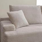 Coredo Bank - Corduroy bekleding - Rechts - Taupe, Verzenden, Nieuw