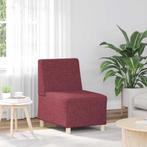 vidaXL Fauteuil 55 cm stof wijnrood, Huis en Inrichting, Banken | Bankstellen, Verzenden, Nieuw, Eenpersoons, Stof