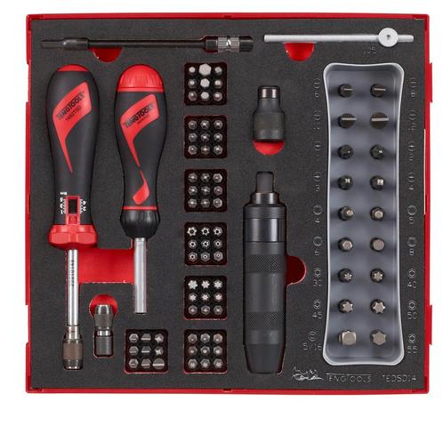 Momentschroevendraaierset Foam2 tray HEX- PH- Plat- TX- ROB-, Doe-het-zelf en Verbouw, Gereedschap | Handgereedschap, Ophalen of Verzenden