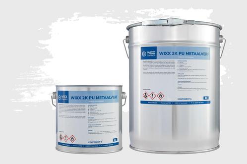Wixx 2K PU Metaalverf Wit 10L, Doe-het-zelf en Verbouw, Verf, Beits en Lak, Verf, Wit, Nieuw, 5 tot 10 liter, Verzenden