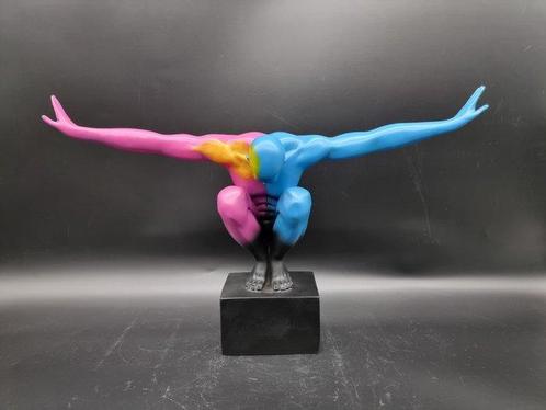 Beeld, XL Art Olympian Man - 32 cm - Hars, Antiek en Kunst, Curiosa en Brocante