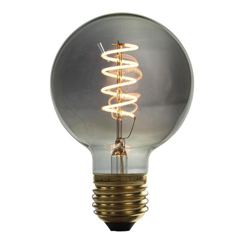 LED globe lamp smoke | G95 | 6 Watt | Dimbaar 3-steps, Huis en Inrichting, Lampen | Losse lampen, E27 (groot), Soft of Flame, Nieuw