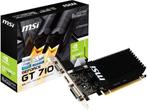 Videokaart - MSI - NVIDIA GeForce GT 710 2GD3H LP - PCI, Verzenden, Zo goed als nieuw