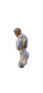 sculptuur, Busto di Ercole Farnese - 30 cm - Was, Antiek en Kunst, Antiek | Keramiek en Aardewerk