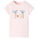 vidaXL Kindershirt 92 zachtroze, Verzenden, Nieuw