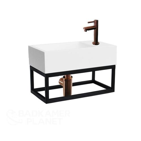 Sani Royal Fontein Frame Mat Zwart Solid Surface, Tuin en Terras, Waterpartijen en Fonteinen