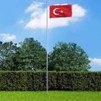 vidaXL Vlag Turkije 90x150 cm, Diversen, Vlaggen en Wimpels, Verzenden, Nieuw