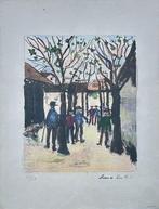 Maurice Utrillo (1883-1955) - At The Sidewalk
