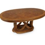 Tafel - Hout, Wortelnotenhout - Ovaal tafel, Nieuw