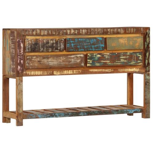 vidaXL Dressoir 120x30x75 cm massief gerecycled hout, Huis en Inrichting, Kasten | Dressoirs, 25 tot 50 cm, Nieuw, 100 tot 150 cm