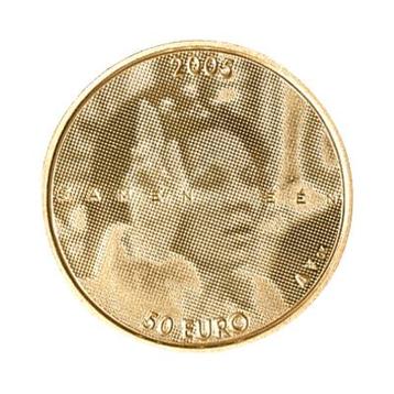 Gouden 50 euro munt divers