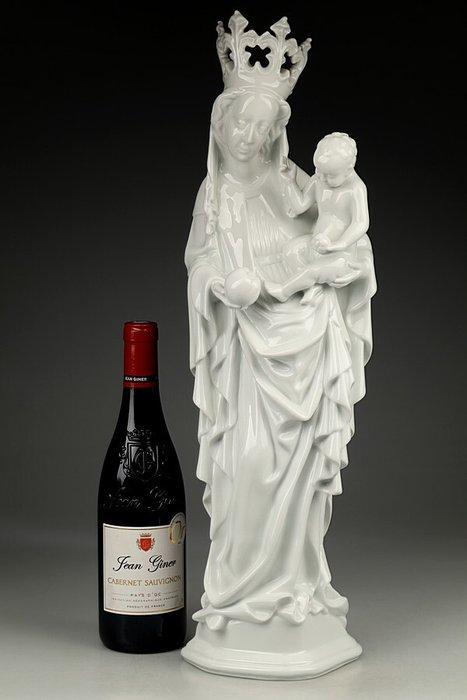 Herend - Beeldje - Madonna z dziecitkiem - Porselein, Antiek en Kunst, Antiek | Glas en Kristal