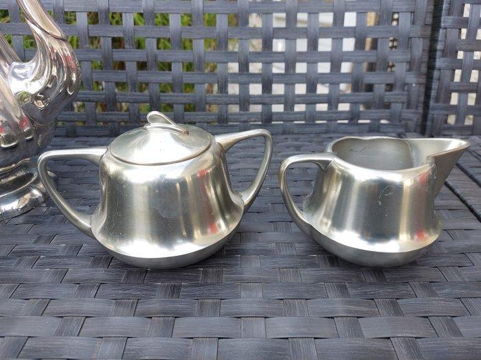 Koffieservies - Verzilverd, Antiek en Kunst, Antiek | Keukenbenodigdheden