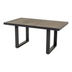 Murcia negro uittrektafel 140x85 cm - antraciet, Ophalen of Verzenden, Nieuw