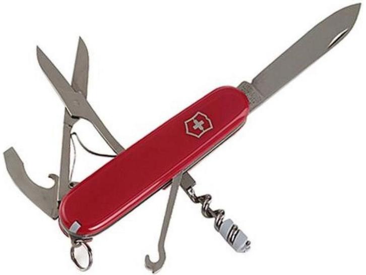 Victorinox Compact - Zakmes - 14 functies - Rood, Huis en Inrichting, Woonaccessoires | Overige, Zo goed als nieuw, Verzenden
