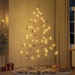 vidaXL Houten kerstboom Naturel 210 cm Massief grenenhout, Diversen, Kerst, Verzenden, Nieuw