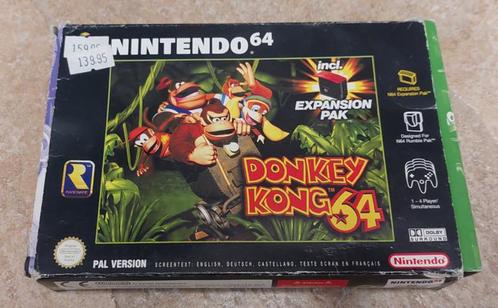 Donkey Kong 64 ZONDER Expansion PAK (Nintendo 64 tweedehands, Spelcomputers en Games, Games | Nintendo 64, Zo goed als nieuw, Ophalen of Verzenden