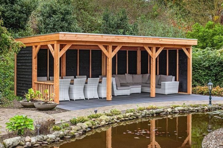 Douglas Overkapping - 700 x 400cm - Bouwpakket, Huis en Inrichting, Woonaccessoires | Overige