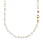 Halsketting - 18 karaat Geel goud Parel, Sieraden, Tassen en Uiterlijk, Kettingen, Nieuw
