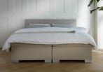 ACTIE! Boxspring Andorra 160 200 Beige, Huis en Inrichting, Slaapkamer | Boxsprings, Verzenden, Beige, 200 cm, Modern