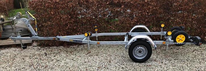 Pega trailer SH 750 boottrailer, Watersport en Boten, Boottrailers, Minder dan 1500 kg, Minder dan 6 meter, Verstelbare verlichting