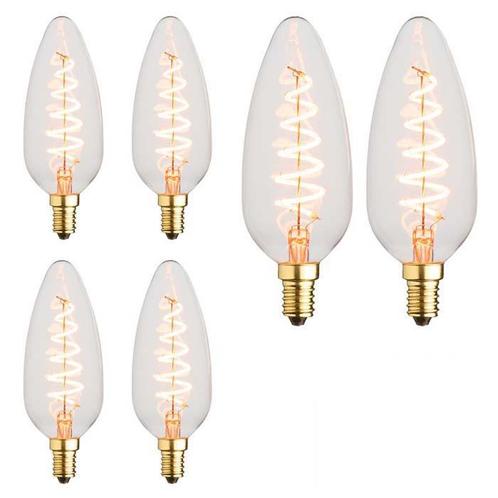 Set van 6 LED XL kaarslampen E14 | 3-staps dimbaar | 4.5 wat, Huis en Inrichting, Lampen | Losse lampen, Overige typen, Nieuw