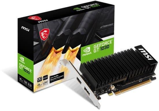 MSI NVIDIA GeForce GT 1030 4GHD4 LP OC - Videokaart - 4GB -, Computers en Software, Overige Computers en Software, Verzenden