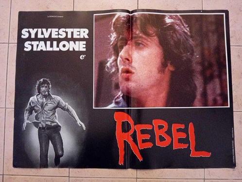 Sylvester Stallone - REBEL - original poster x6 italy cinema, Verzamelen, Film en Tv