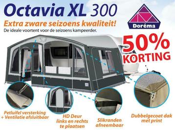 Dorema voortent Octavia XL 300 NIEUW !! nu met 50% korting !