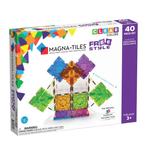 Magna Tiles - 40 stuks Freestyle Clear Colors -, Kinderen en Baby's, Nieuw